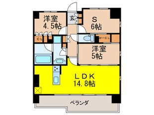 ディームス木場の物件間取画像